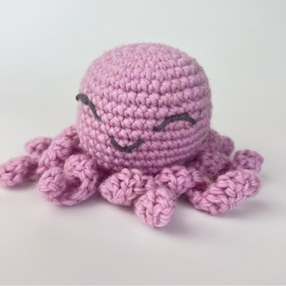Organic Catnip Wool Octopus Cat Toy